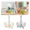 Fruit basket with banana holder, tree hook, banana holder and open wire fruit