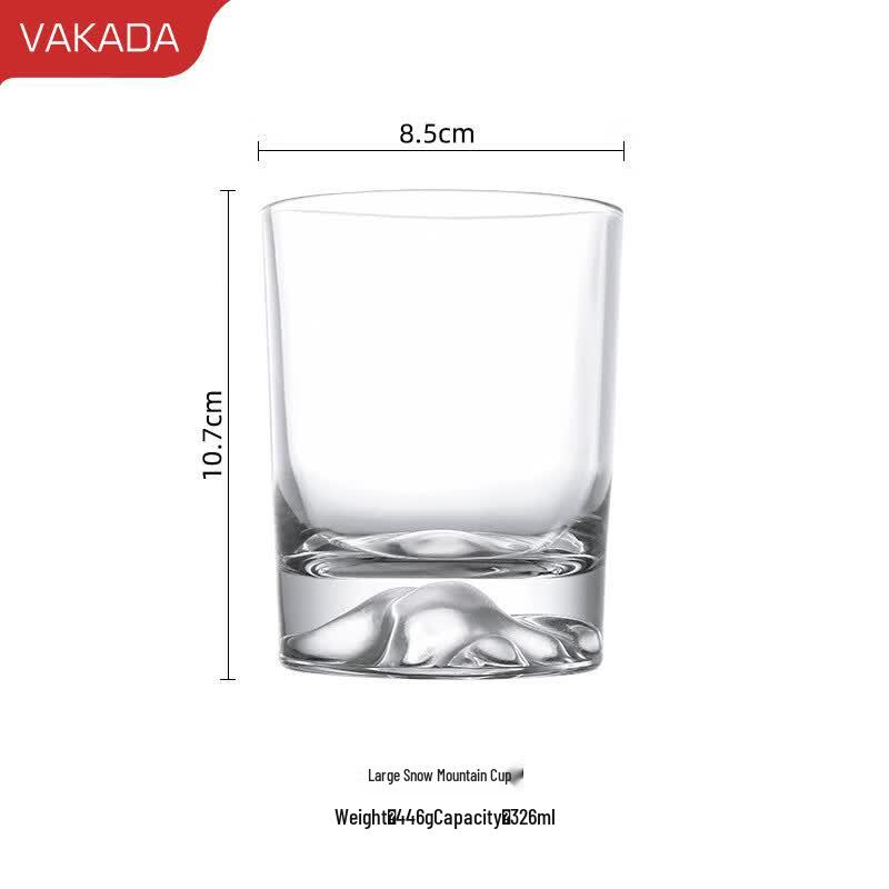 VAKADA Mountain Peak Borosilicate Glass Cup
