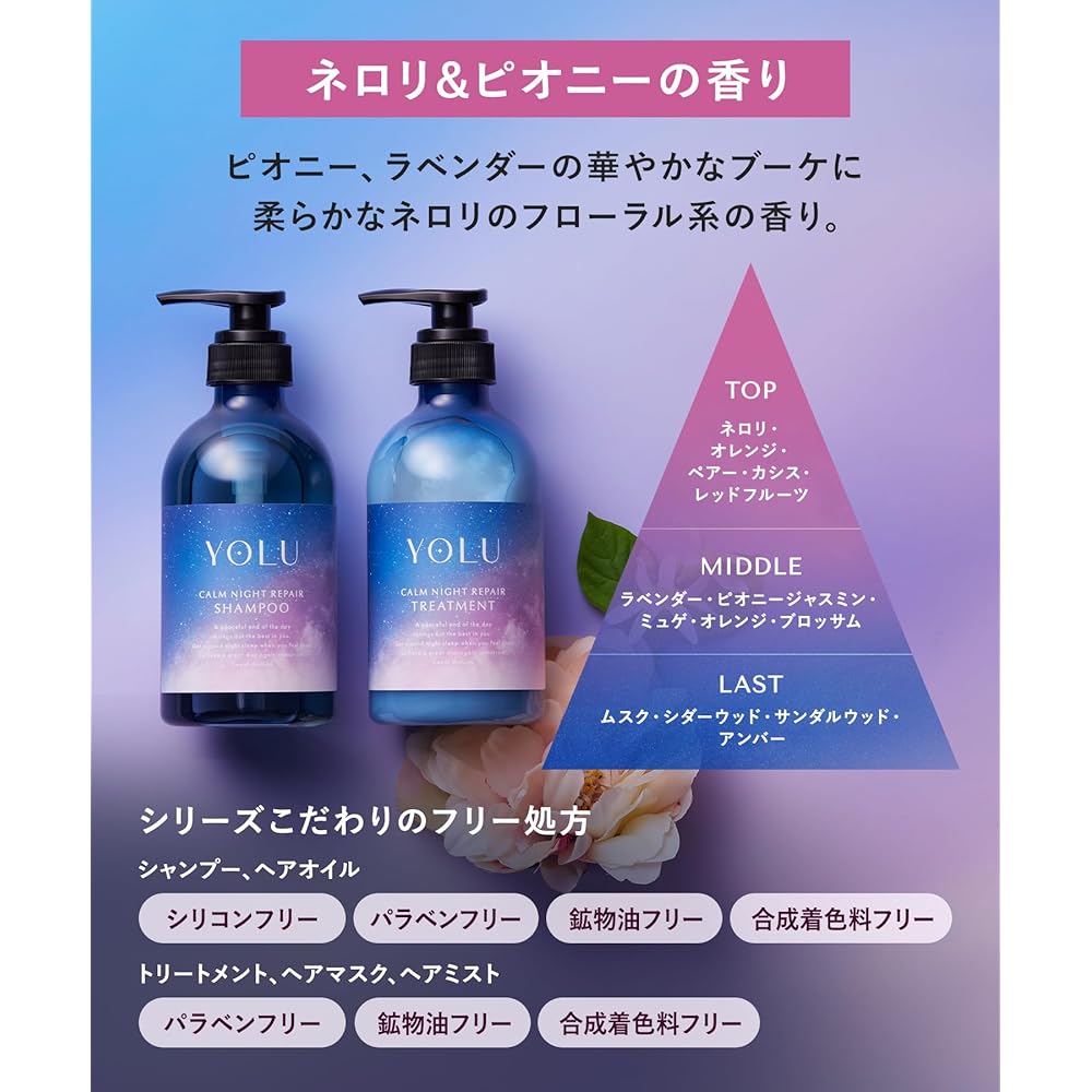 YOLU Yoru Shampoo Refill 1000ml Calm Night Repair Generic Hair Care Product