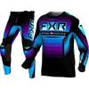 Men Women Mountain Bike Downhill Jersey Set Breathable Quick Dry Cycling Apparel Riding