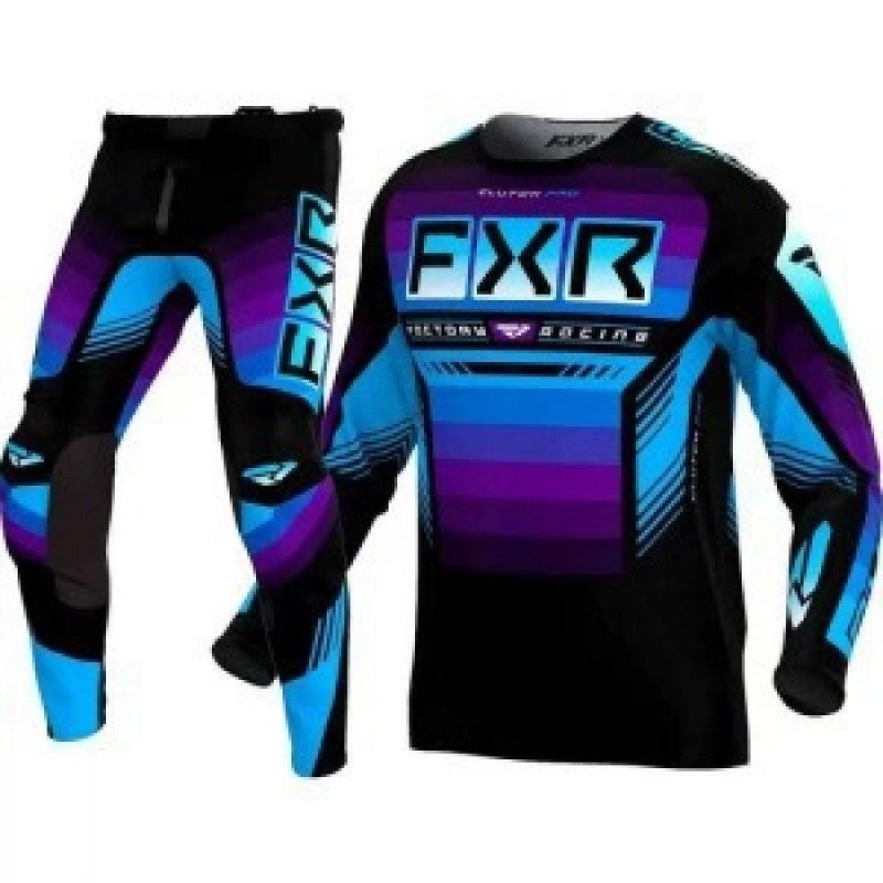 Men Women Mountain Bike Downhill Jersey Set Breathable Quick Dry Cycling Apparel Riding
