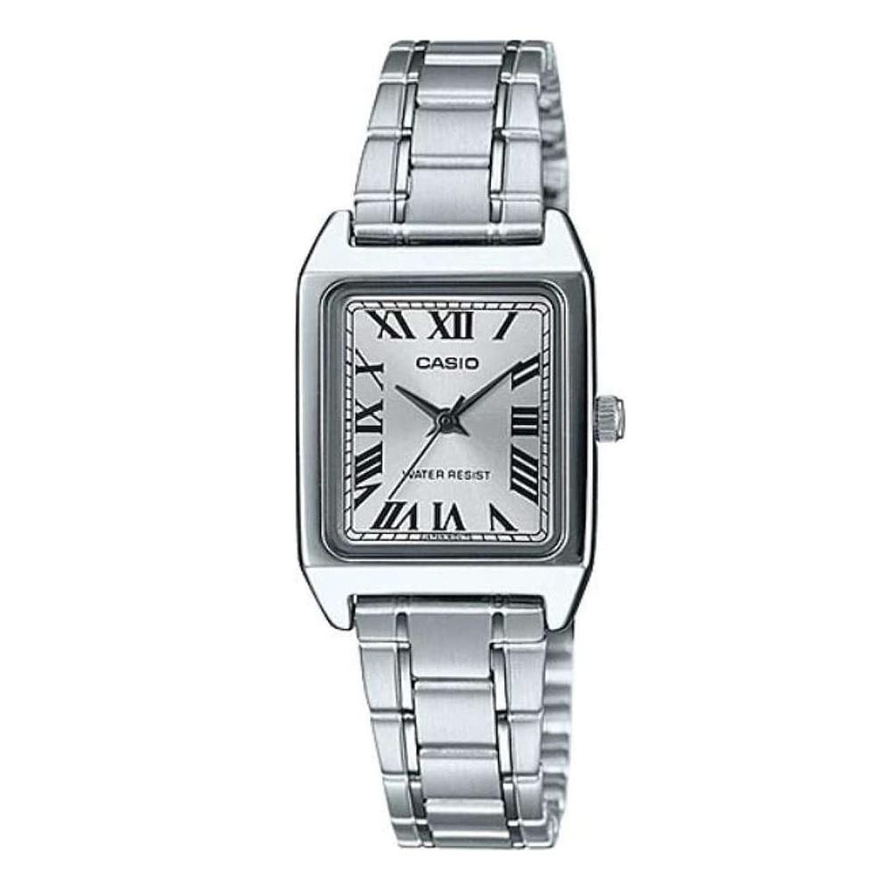 CASIO Standard Cheap Chipkashi Watch Ladies Quartz Brass Stainless Steel Metal Silver LTP-V007D-7B [Parallel Import]
