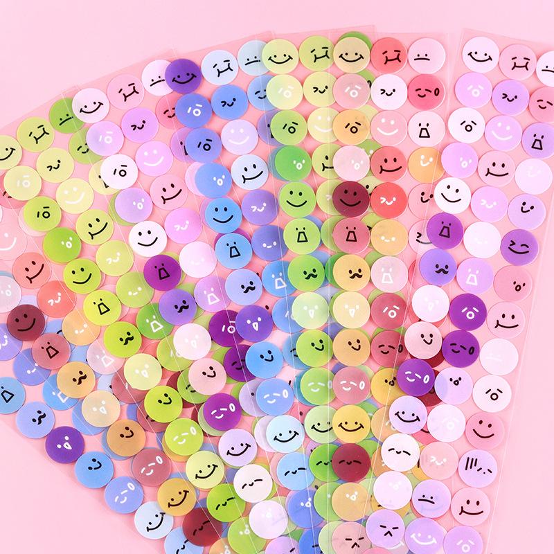 Waterproof Handbook Sticker Fenggu Card Label Sticker Children's Water Cup Mobile Phone Expression Sticker DIY Gift Kawaii