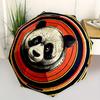 1pc Panda Circle Automatic Umbrella High Quality Canopy, Portable Folding Umbrella with, Ideal Gift for - Travel, Everyday, Formal Events, Stylish Acc