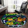 Teenage Mutant Ninja Turtles,TMNT Chair Mat Round Rug Office Carpet, Machine Washable, Non Slip, Suitable for Living Rooms, Bedrooms