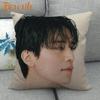 Custom Lee Dong Wook KPOP Pillowcase  Wedding Decorative Cotton Linen Pillow Case For Home Pillow Cover 45X45cm One Side