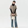 Yousheng Winter Down Coat Padded Round Neck Pockets Buttons Closure Windproof Heat Retention Daily Cold Weather Inner Layer Clothes Cotton Jacket