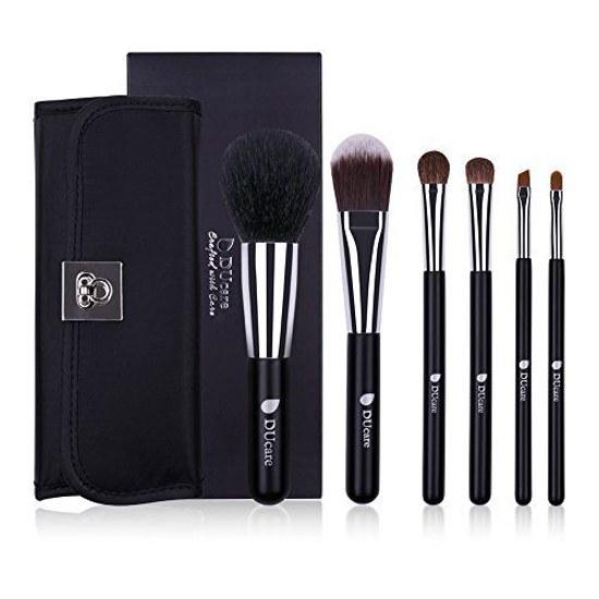 DUcare makeup brushes natural hair eyeshadow brush 6-piece set ultra-soft dedicated storage case