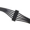 15 Pin Sata Power Supply Splitter Cable Hard Drive 1 Male To 3/4/5/6 Female Extension Power Cord For Diy Pc Server
