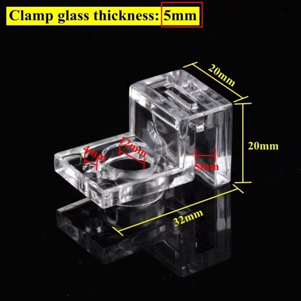 1PC Acrylic Aquarium Lid Cover Support Holder Transparent Fish Tank Acrylic Clips Holder Fish Tank