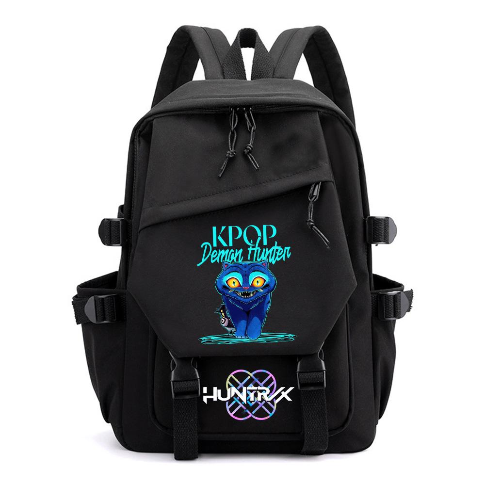Anime K-Pop Printed Waterproof Backpack for Teen Boy Gril Schoolbag Children Student Women Large Capacity Travel Bag Kid Gift Mochila