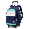 Barns skolryggsäck med hjul och stor kapacitet