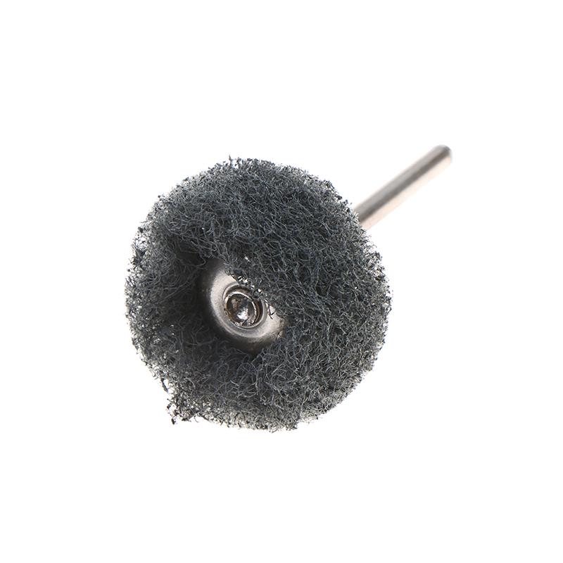 10Pcs Mini Drill Abrasive Brush Fiber Scouring Wheel Pad Cleaning Polishing Sanding Head Electric Grinder Brushes Rotary Tools
