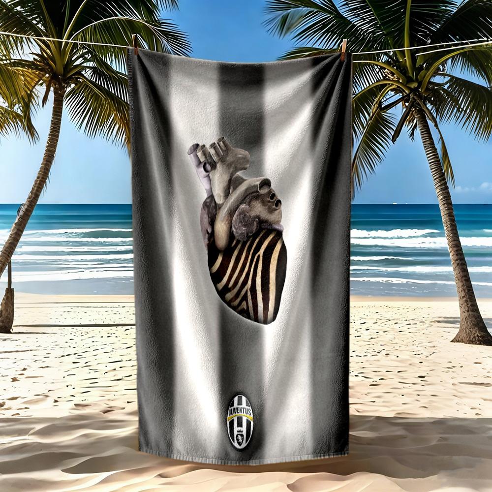 Juventus Beach Towel Quickdry Soft Microfiber Comfortable Lightweight