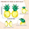 Hawaiian Sunglasses 2 Pairs Fruit Shape Sunglasses Hawaiian Tropical Pineapple Eyewear Parties Favors Booth Props For Pool Beach