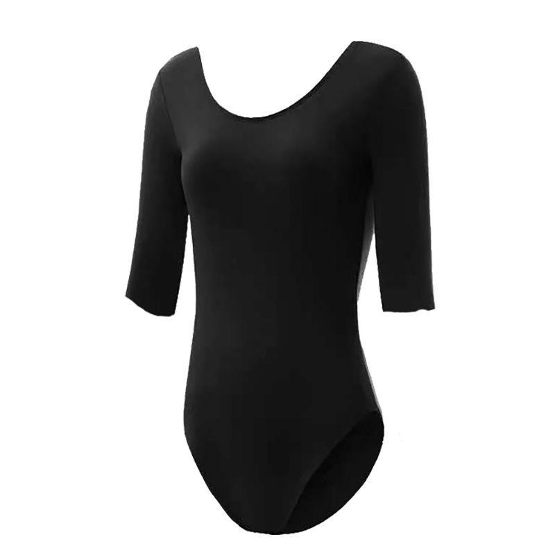 Women's Body Shaping Dance Suit: Adult One-Piece Training Top for Etiquette Dance.