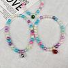 Colorful Elastic Pet Collar with Macaron Bell - Stylish Necklace for Cats and Dogs