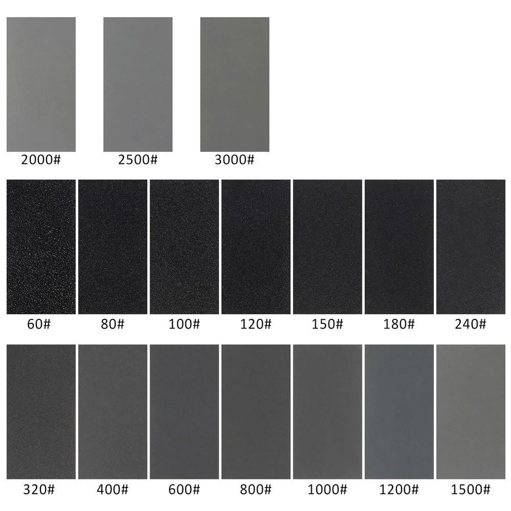 10pcs Sandpaper 3in*5-1/2in 600/800/1000/1200/1500/2000/2500Grit