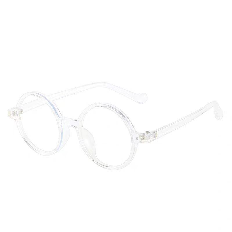New Small Round Frame Reading Glasses Anti-blue Light Showing Young And Fashionable Ultra-light Hd Reading Glasses 907