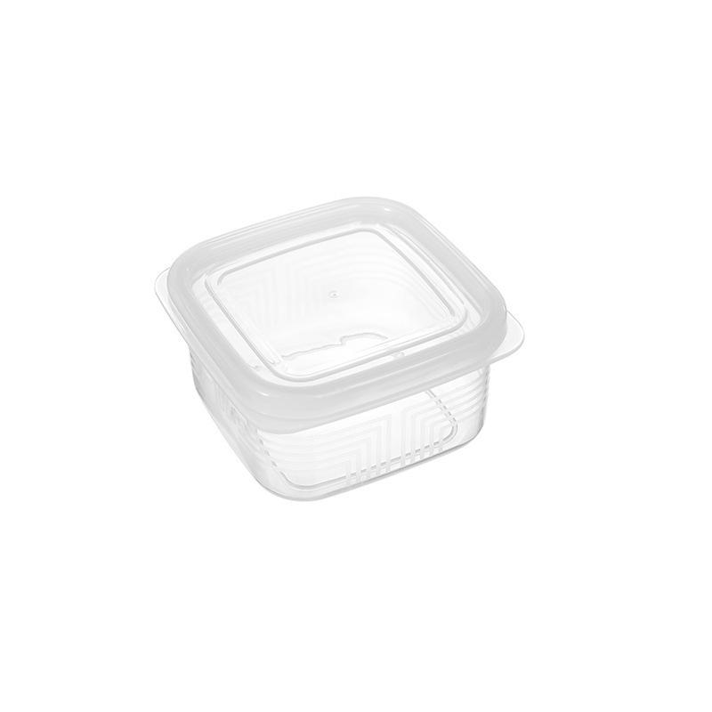 

1Pc Transparent Refrigerator Storage Box Frozen Meat Case Freeze Fresh Keeping Container Crisper Stackable With Lid