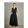 LadyS Elite Acetate Sleeveless Little Black Dress