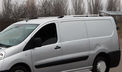 Relings CHROM Kurz, Kunststofffüße für Peugeot Expert 2007-2016