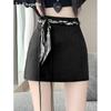 Korean-Style High-Waisted Suede A-Line Bodycon Skirt for Women - Spring/Autumn 2026