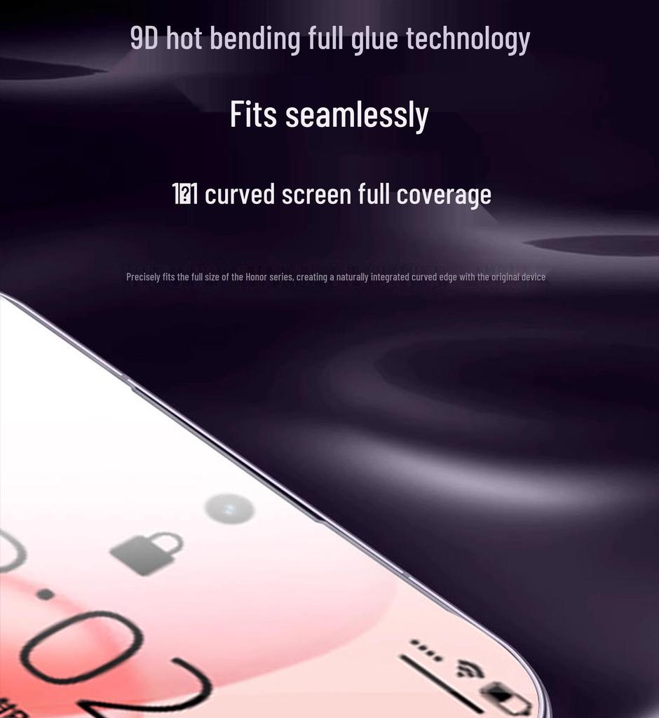Honor 400 Pro Privacy Screen Protector: HD, Anti-Peep, Dust-Free, Anti-Drop Tempered Glass for Honor 300.