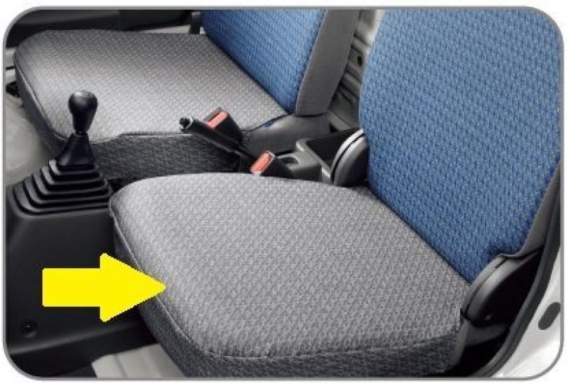 

HONDA Genuine Parts ACTY TRUCK Cushion Seat Cover [HA8 HA9] [08P32-TP8-000] серый