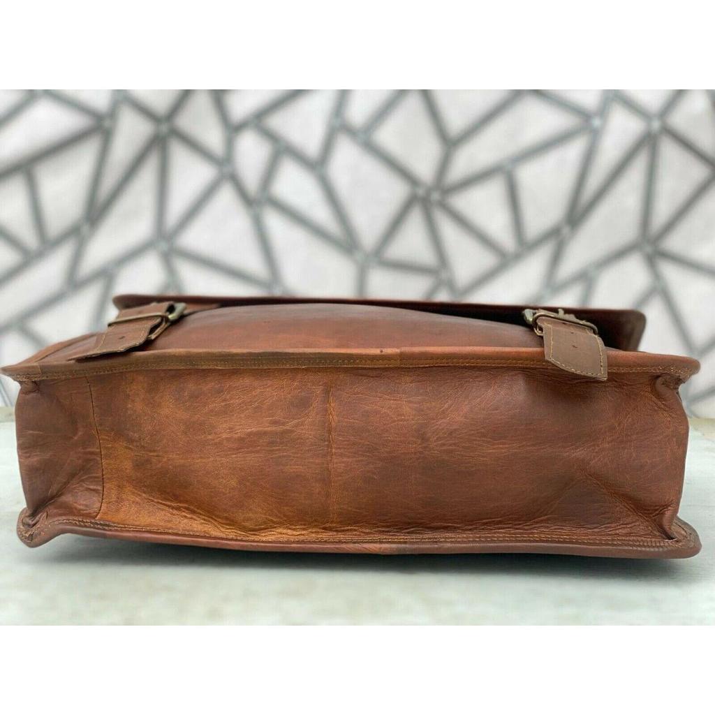 Bags  Leather Messenger Shoulder Laptop Bag Briefcase Men's Worldwided