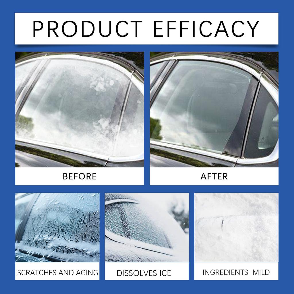 Snow Melting And -icing Agent, Special -icing And Snow Melting Spray For Car Rearview Mirrors, Quick And Portable.100ml