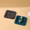 Velvety Jewelry Display Tray Exquisite Jewellery Holder Portable Rings Earrings Necklace Organizer Tray Storage Holder