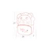 Fashion 3D Cartoon Lion School Backpacks for Boys Kindergarten Kids School Bags Children Plush Toddler Backpack
