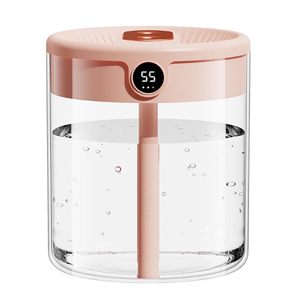 1 Pcs Air Humidifier 2L Large Capacity Double Nozzle, with LCD Humidity Display Fragrant Essential Oil Diffuser