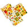 Cleaning Cloth Reusable Kitchen Dish Towels Eco-friendly Microfiber Orange Fruits Print Dishcloths Lint Free Washable Duster Rags Tea Towels 9*7inch