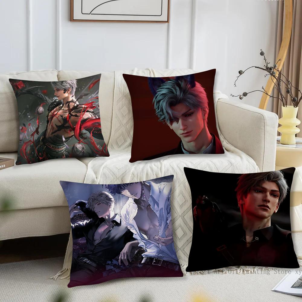 Deep Space And Love Sylus Pillow Case Square Pillow Bedroom Sofa Leisure Comfort Cushion Car Living Room Home Decoration