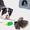 Plush Mallard Dog Toy Stuffed Duck Dog Chew Toy with Built-in Squeaker Indestructible Dog Toy for Aggressive Chewers Teething Fetch Tug