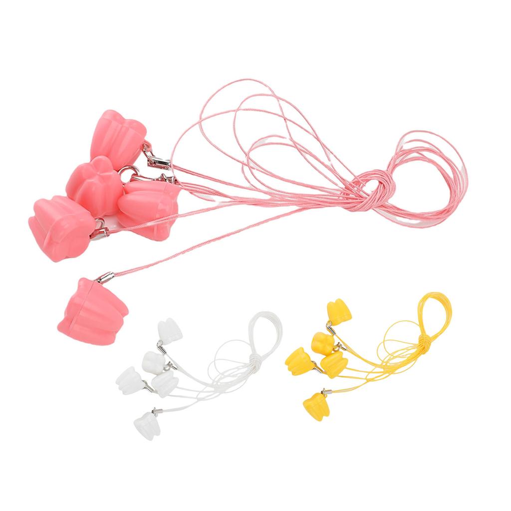 50pcs Milk Teeth Storage Box Plastic Baby Tooth Storage Case Organizer for Home and Travel