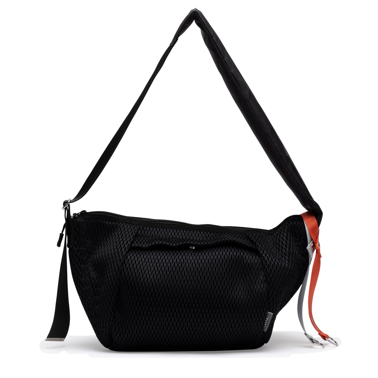

Edita edt-120 Mesh Body BagShoulder Bag for Men and Women, Lightweight, Large Capacity, Machine Washable, Diameter Black, Size L