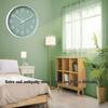 8 Inch Battery Operated Wall Clock Silent Digital Non Ticking Quiet Modern Bedroom Living Room