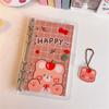 Book 6 Rings A6 Size Transparent Spiral Note Book Diary Journal Binder Notebook School Handbook