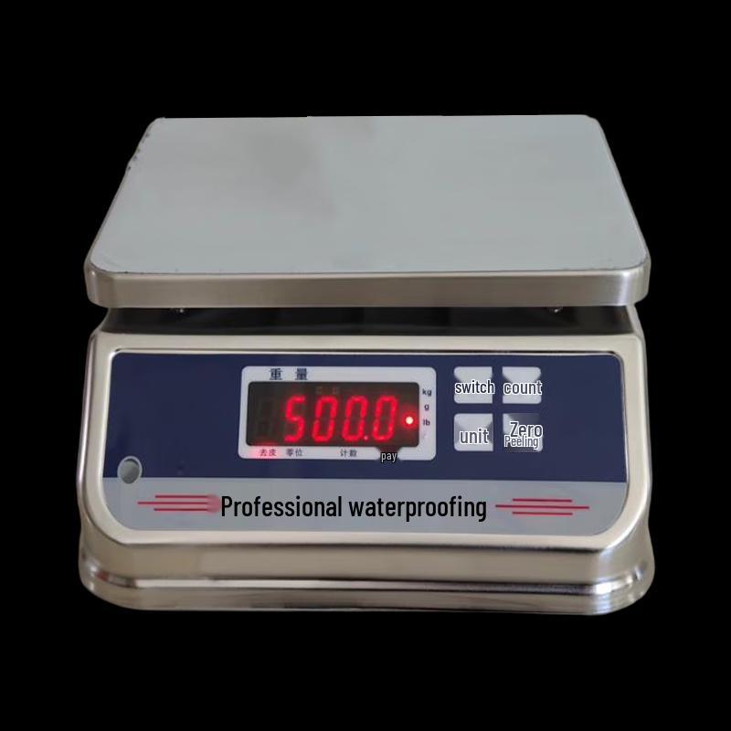 JinPeiQi 3KG Professional Waterproof Stainless Steel Electronic Scale