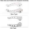 Window Cranks, Universal Window Winder Glass Cranks Handle Door Aluminum Alloy Automotive Replacement Riser Handle Car Refitting (Silver)
