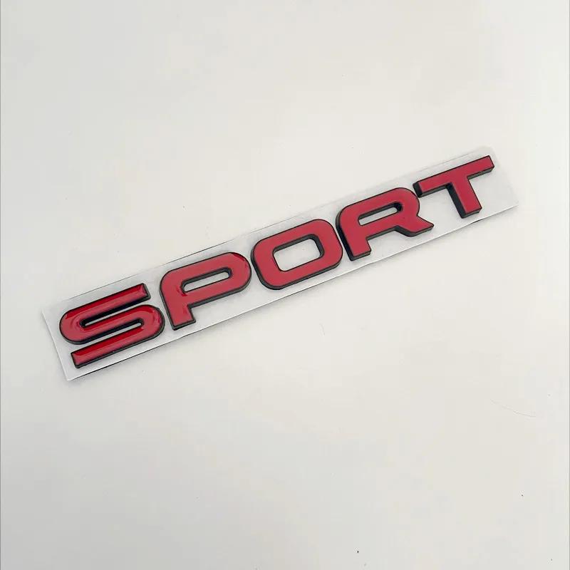 3D Metal Sport Car Rear Trunk Side Fender Emblem Badge Decals Sticker Styling Accessories For Land Rover Discovery Range Rover