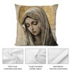 Retro V-Virgin Mary Pillow Case Plush Fabric Soft Pillowcase Double Sided Print Cushion Cover Household Gifts