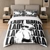 3Pcs Bed Set,Lady Gaga 1 Duvet Cover and 2 Pillowcases, Printed Bedding Decor For Guest Room