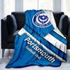 Ports Fc Crest Printed Throws Blanket Soft Flannel Blankets for Couch Bed Gifts for Men Women Picnic Blanket Christmas Gifts