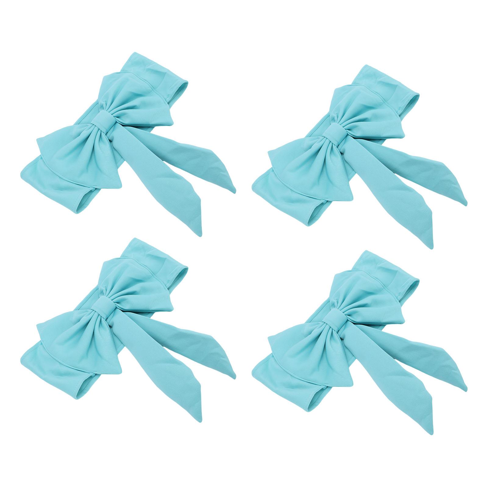 

10pcs Chair Sashes for Wedding Elastic Chair Bows Sashes Decorative for Party Ceremony Reception Banquet Decorations