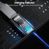 HdoorLink Transparent PD240W USB4.0 40Gbps Type C To C Adapter 8K@60Hz 5A Fast Charging Adapter for Iphone 16 15 14 Mac Pro Samsung Galaxy