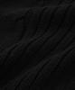 FALLETT Lambswool Cable Knit Half Zip Black